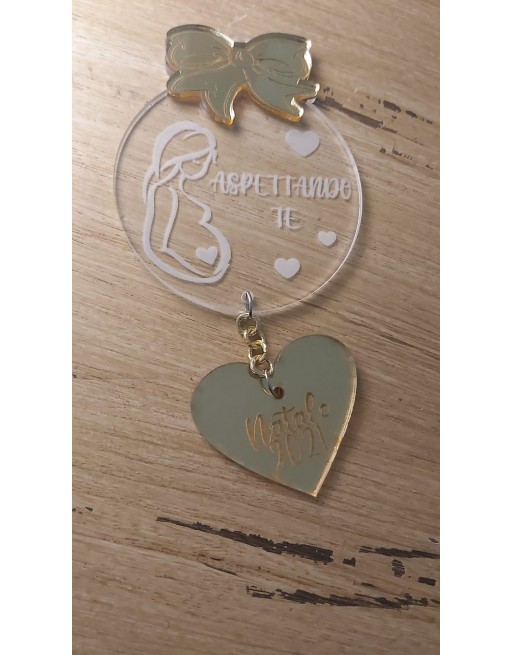 Sfera plex con cuoricino personalizzata