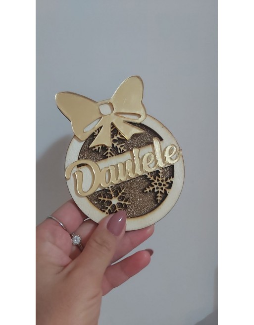 Sfera plex con nome personalizzata