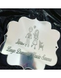 Targa fuoriporta cm 10x20 cm personalizzabile