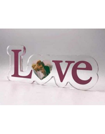 Targa plex con foto misura 20x30