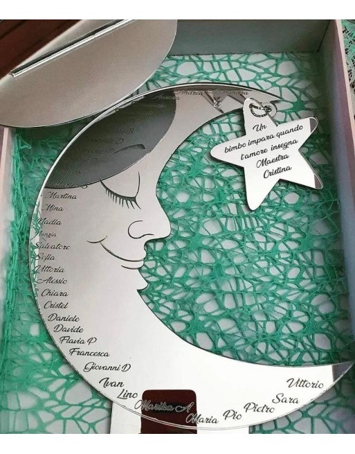 Targa plexiglass tema maestre da personalizzare