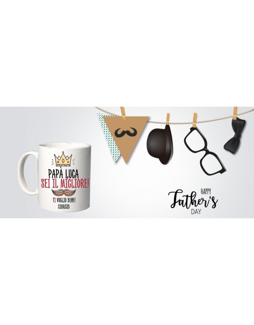 Tazza ceramica personalizzata tema papa\'