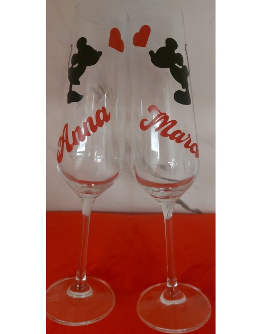 Coppia Flute con nome