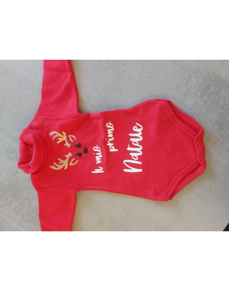Body collo alto bimbo con frase primo natale