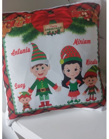 Cuscino noel personalizzato misura 40x40