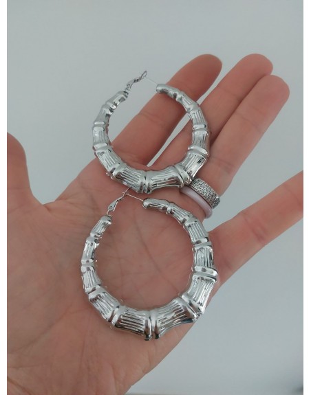 Orecchino cerchio misura 7 cm