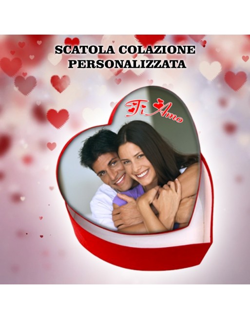 Scatola cuore con foto