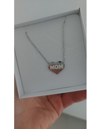 Collana mom con cuore