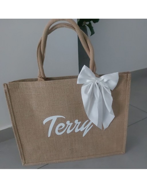 Borsa misura 35 x45 con nome