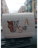 Borsa 18x 25  colore bianco con grafica personalizzata