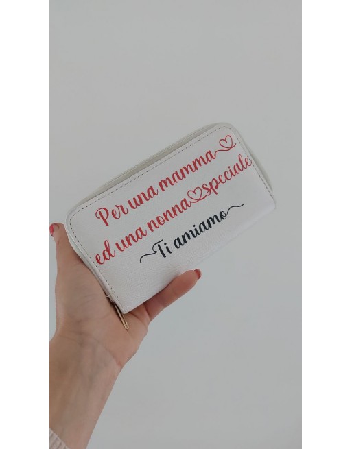 Portafoglio donna  con frase