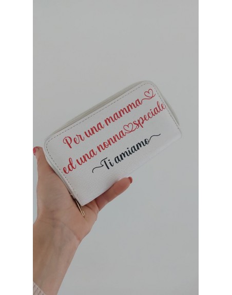 Portafoglio donna  con frase