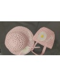 Set cappello e borsetta bimba con nome