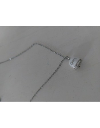 Collana acciaio lunghezza 50 cm con campanellino modello capri