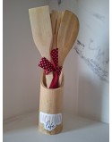 Set cucina con 5 accessori personalizzato con frase o foto