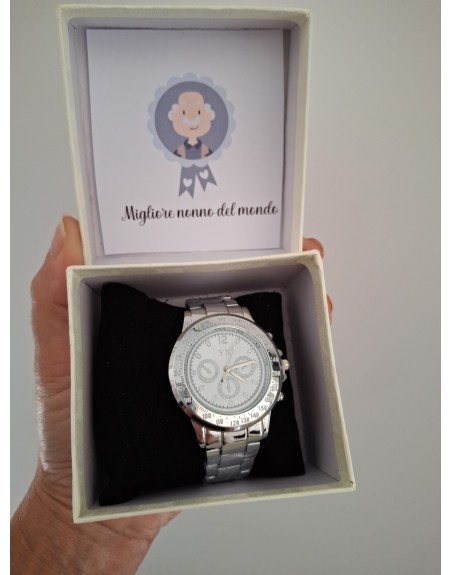 Scatola personalizzata con orologio
