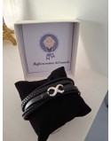 Scatola personalizzata con bracciale infinito