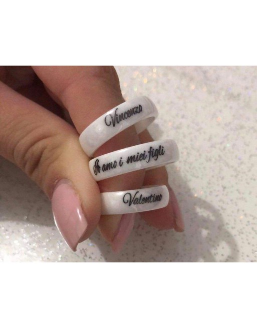 Anello ceramica misura dal 17 al 20