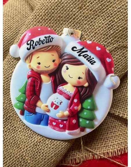 Sfera personalizzata con personaggi e nomi