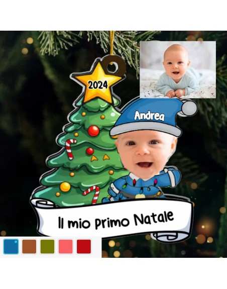Sfera a forma di albero con foto