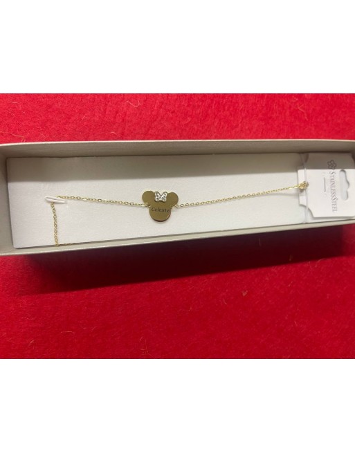 Bracciale minnie con incisione nome