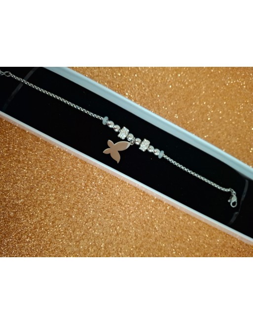 Bracciale con ciondolo farfalla