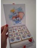Scatola con 25 cioccolatini personalizzata per eventi