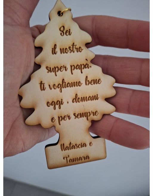 Albero magic con frase per auto