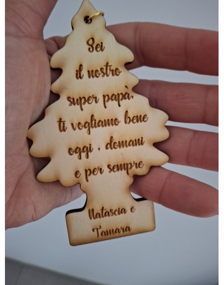Albero magic con frase per auto