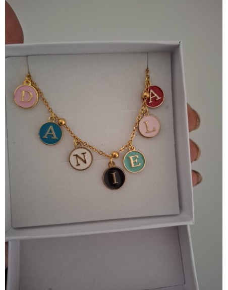 Collana con nome personalizzabile