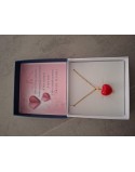 Collana con scatola personalizzabile