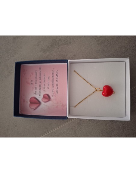 Collana con scatola personalizzabile