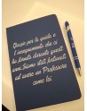 Quaderno  a righe   vari colori disponibili con penna personalizzati
