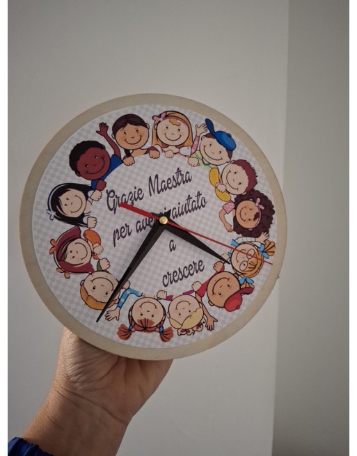 Orologio 20 cm con stampa personalizzata
