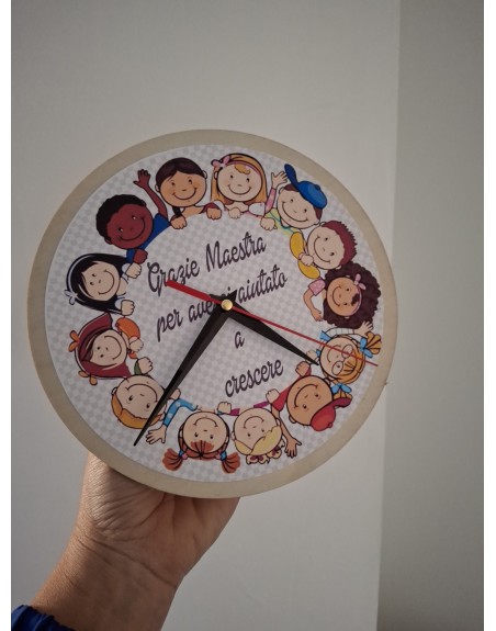 Orologio 20 cm con stampa personalizzata