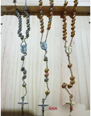 Collana rosario misura 60 cm  multicolor