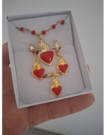 Parure cuore sacro