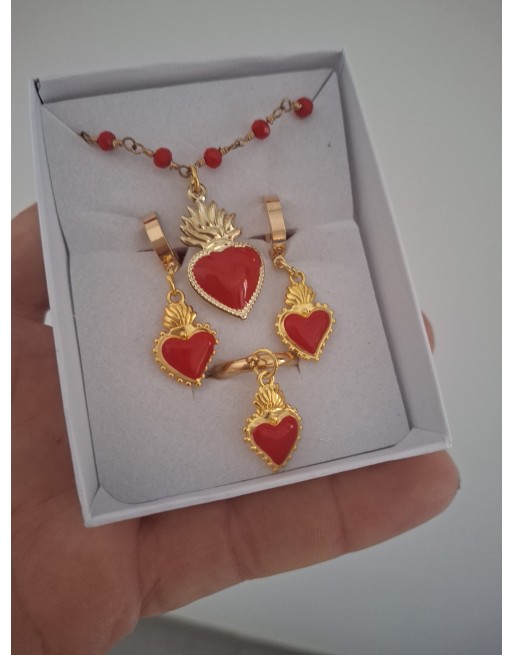 Parure cuore sacro