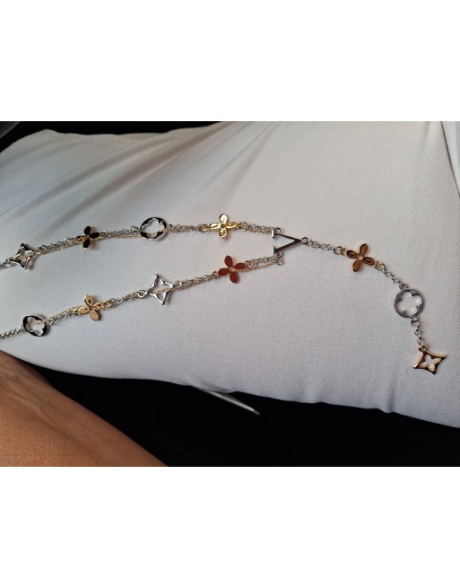 Collana rosario  modello vuitton