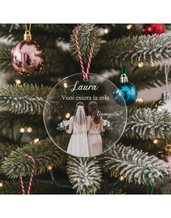 Sfera misura 10 cm  vuoi essere la mia damigella?