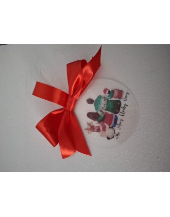 Sfera misura 10 cm family con nomi