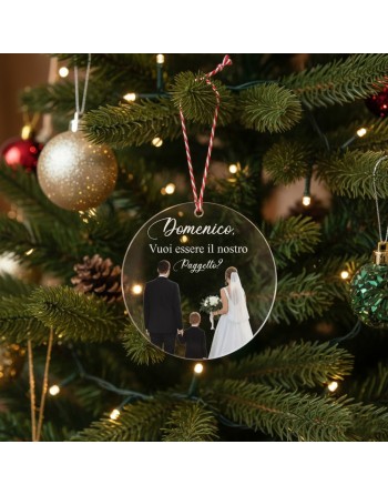 Sfera 10 cm vuoi essere il nostro paggetto?