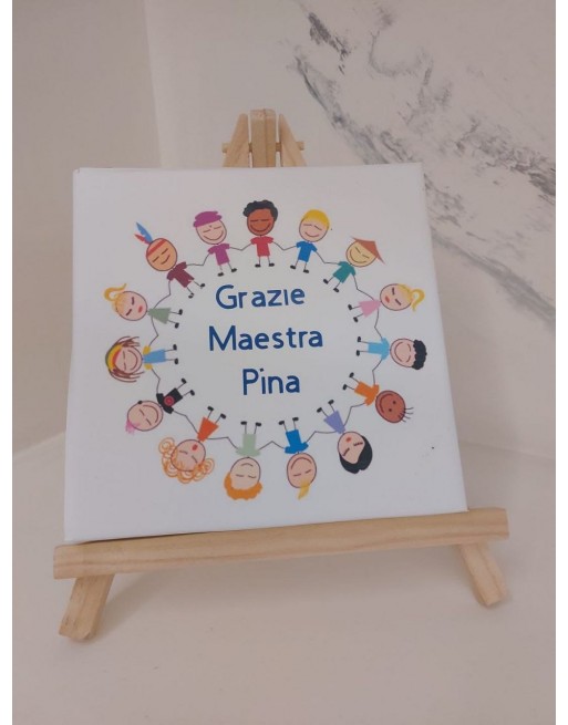 Quadretto misura10 cm con base