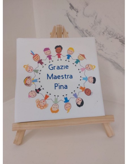 Quadretto misura10 cm con base